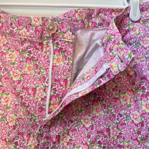 Ralph Lauren Pink Floral Chino Straight Leg Pants 16 W - Picture 5 of 10